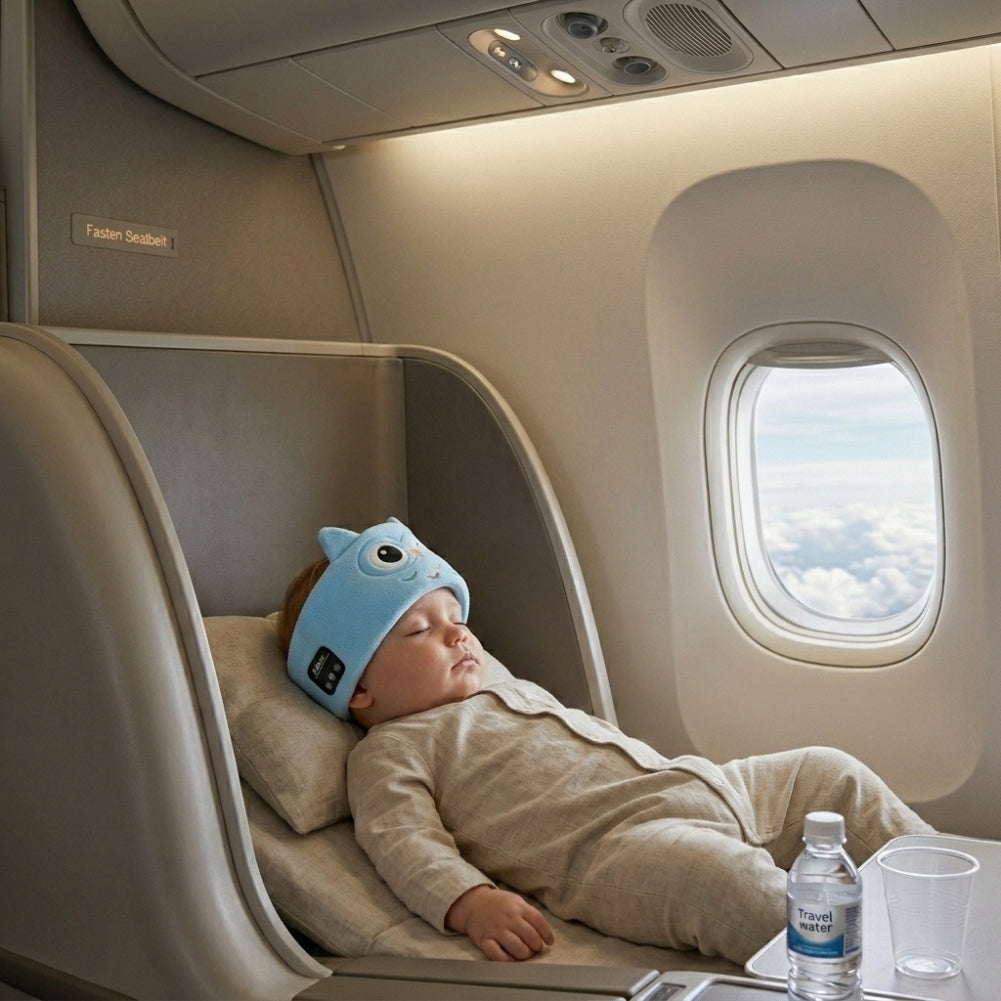 Kids Bluetooth Sleep Headband – Wireless Music Headband for Sleep, Travel & Relaxation