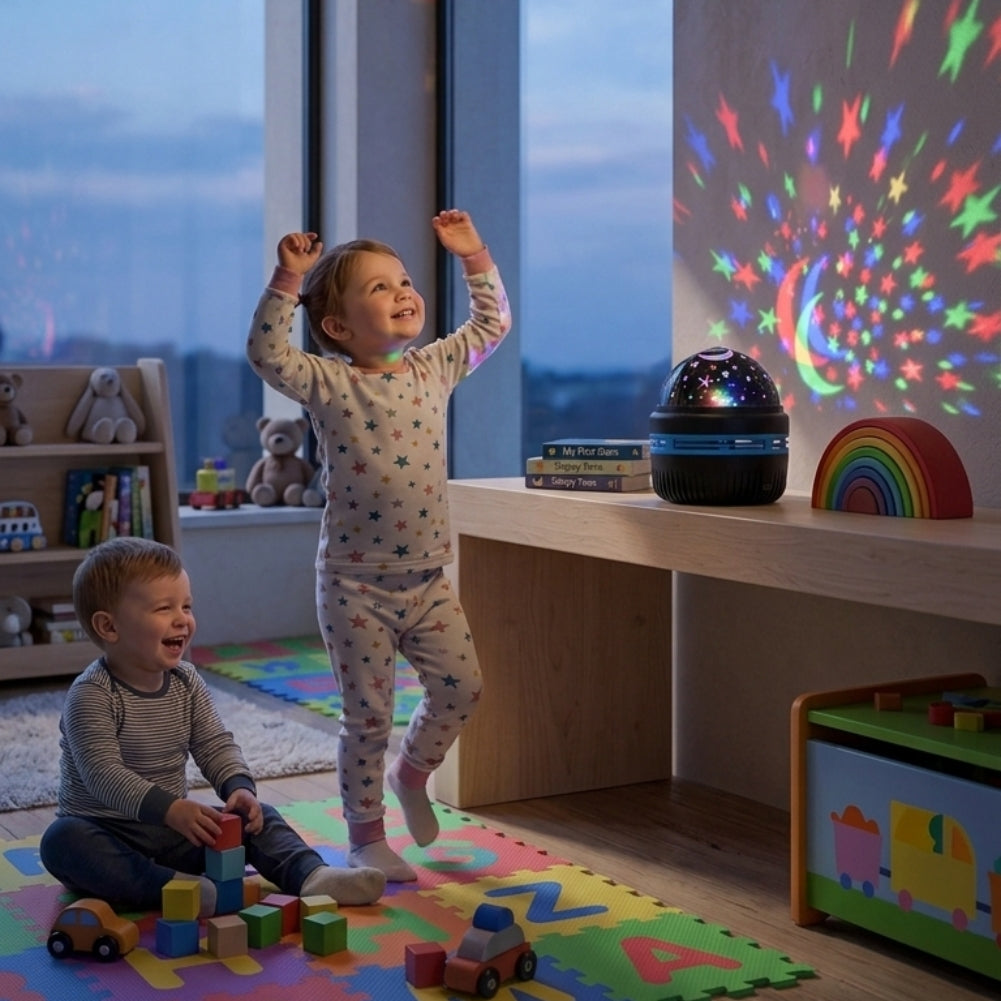 Glow Dream Galaxy Lamp – Starry Sky Projector Night Light for Bedroom & Home Decor