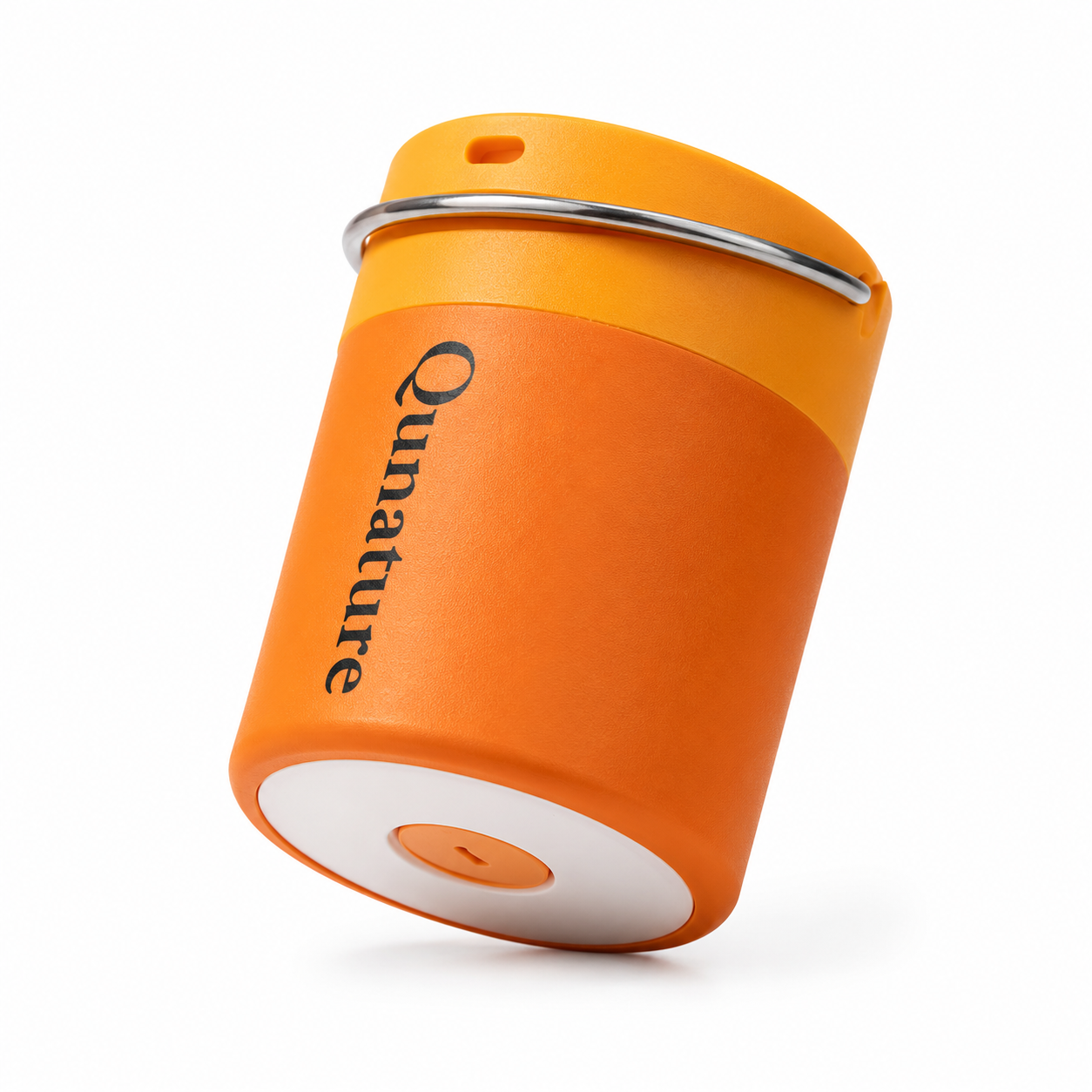 Qunature Mini Air Pump – Portable Rechargeable Inflator with Type-C Charging for Camping & Outdoor Use