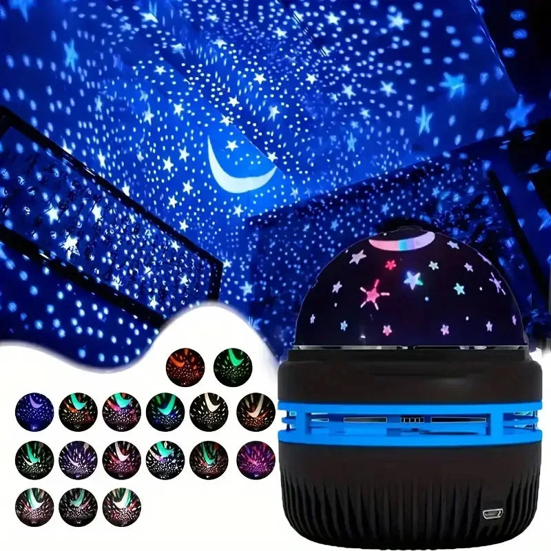 Glow Dream Galaxy Lamp – Starry Sky Projector Night Light for Bedroom & Home Decor