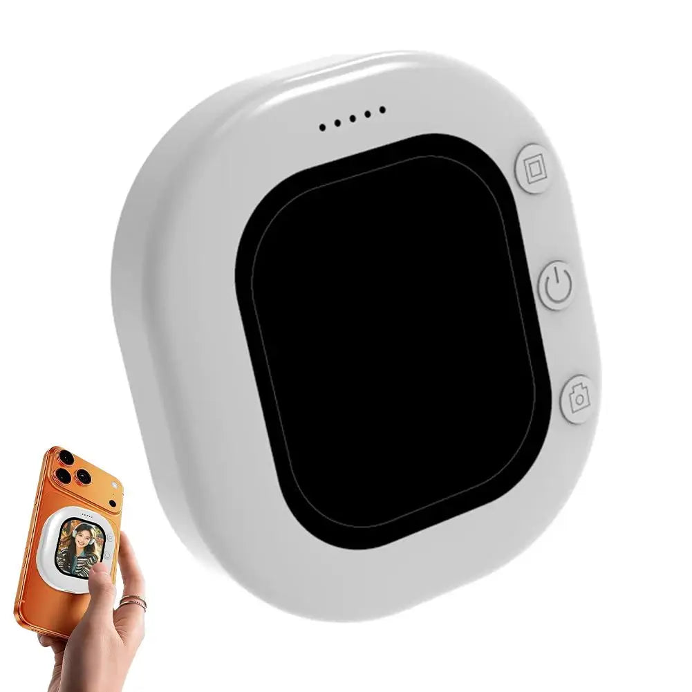 Mini Wireless Magnetic Phone Screen Projector – Rear Camera Selfie Monitor for Vlog & Live Streaming