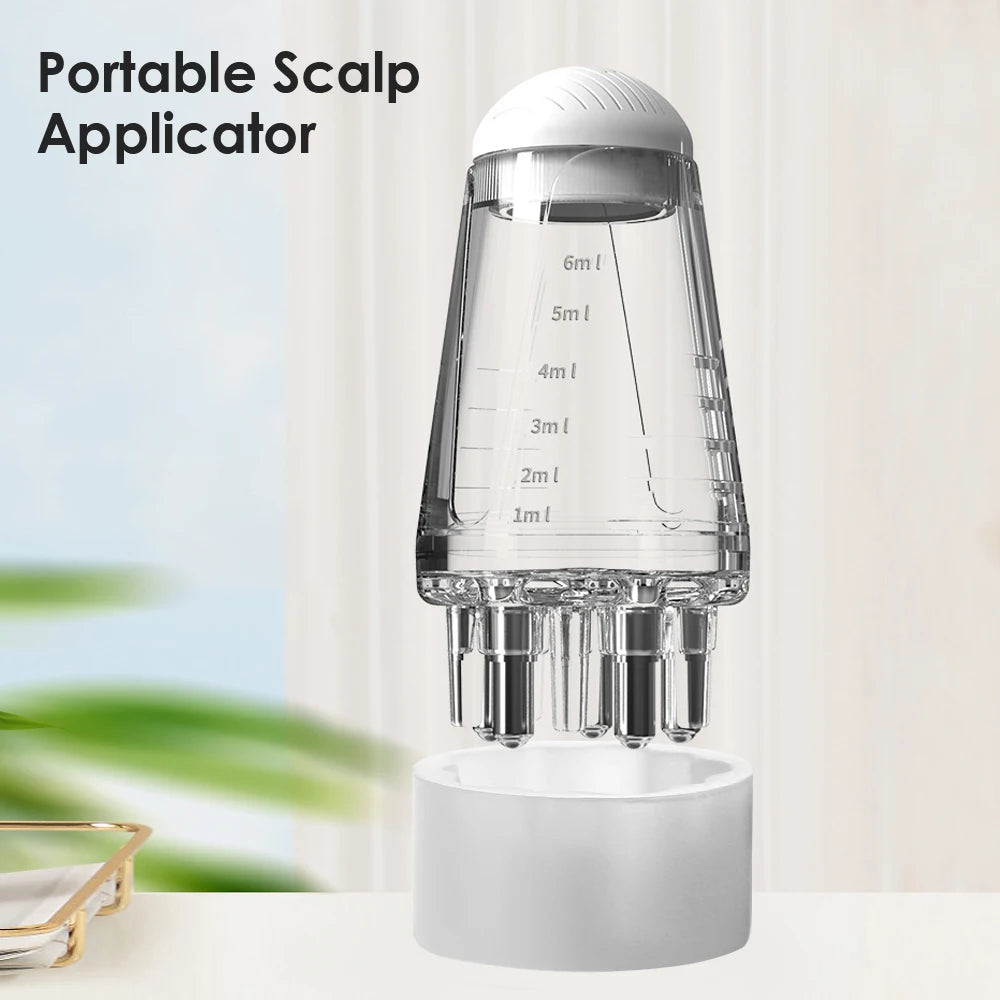 Scalp Applicator Massage Comb – Hair Oil Applicator, Hexagon Head Scalp Massager & Styling Tool