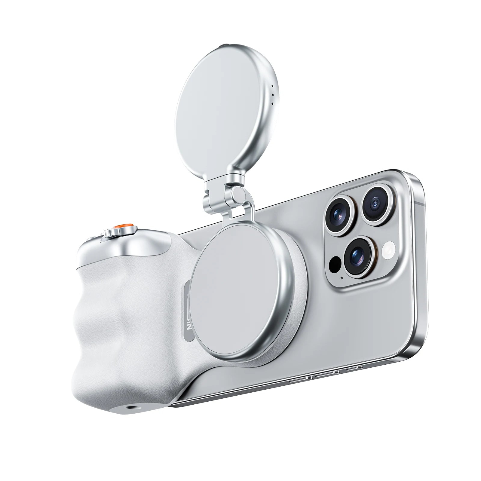 TELESIN Magnetic Phone Camera Hand Grip – Shooting Handle with Remote Control for iPhone, Samsung & Huawei