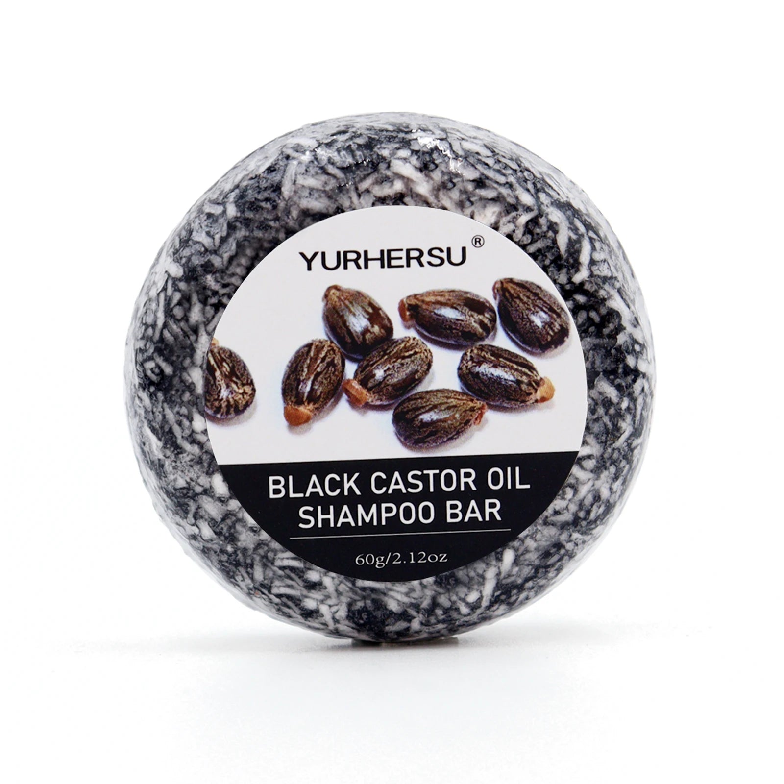 Black Castor Shampoo Bar – 2-in-1 Shampoo & Conditioner Bar for Strong, Healthy Hair