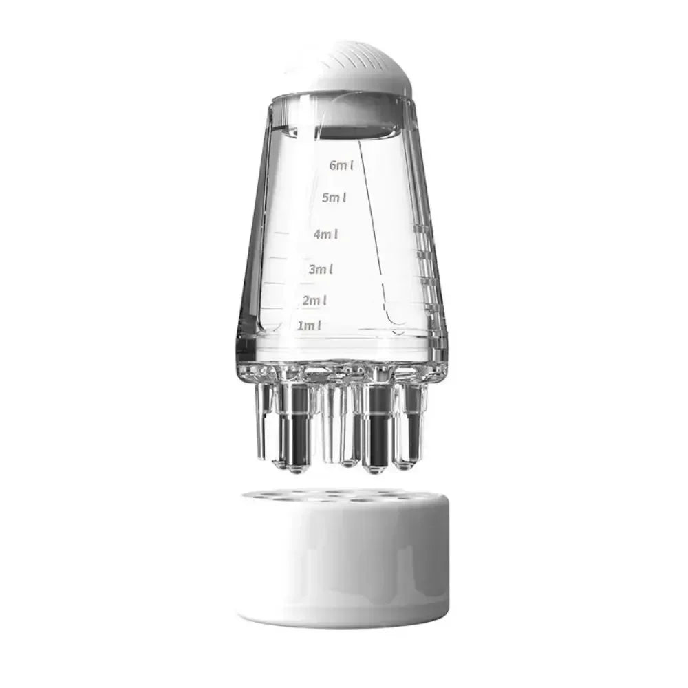 Scalp Applicator Massage Comb – Hair Oil Applicator, Hexagon Head Scalp Massager & Styling Tool