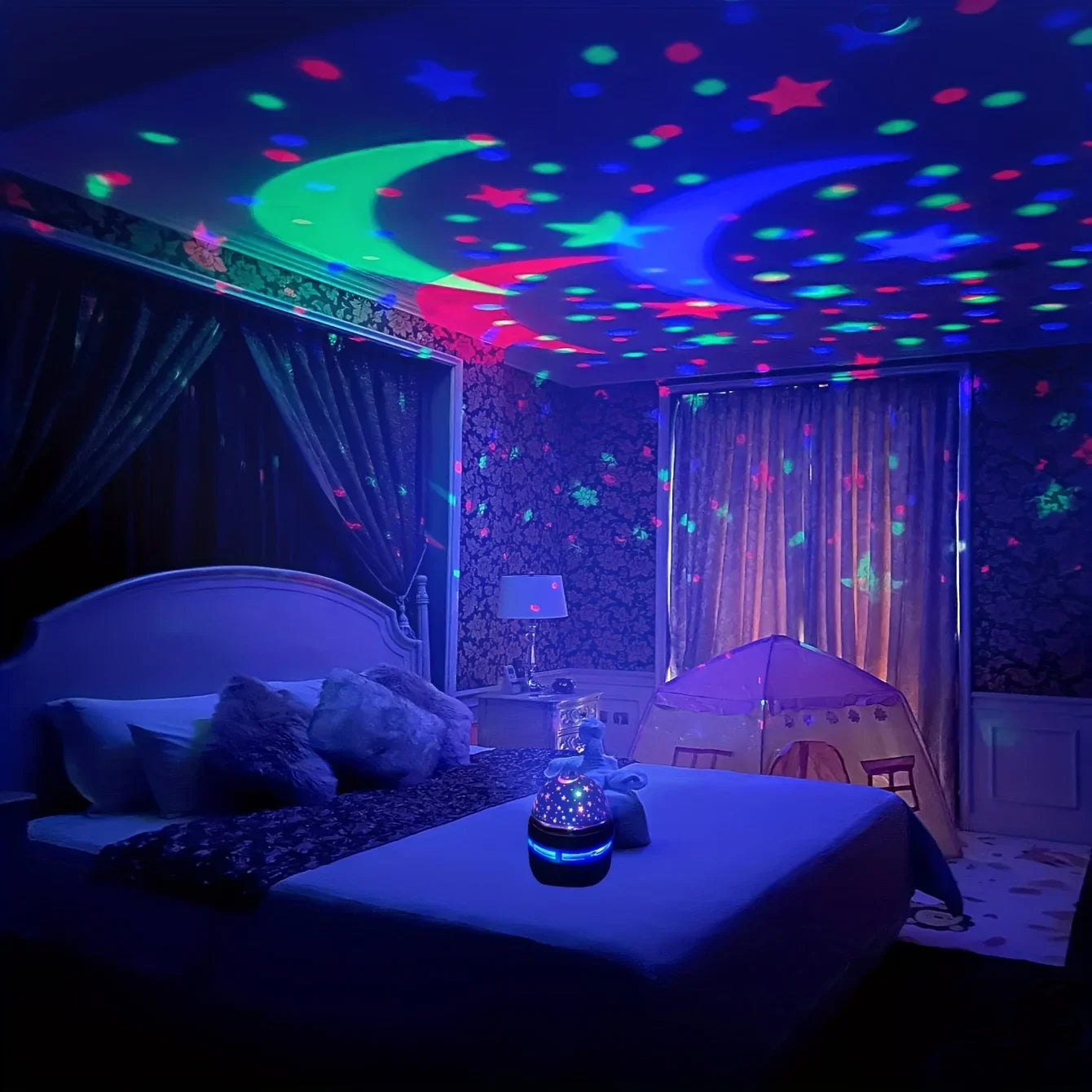 Glow Dream Galaxy Lamp – Starry Sky Projector Night Light for Bedroom & Home Decor