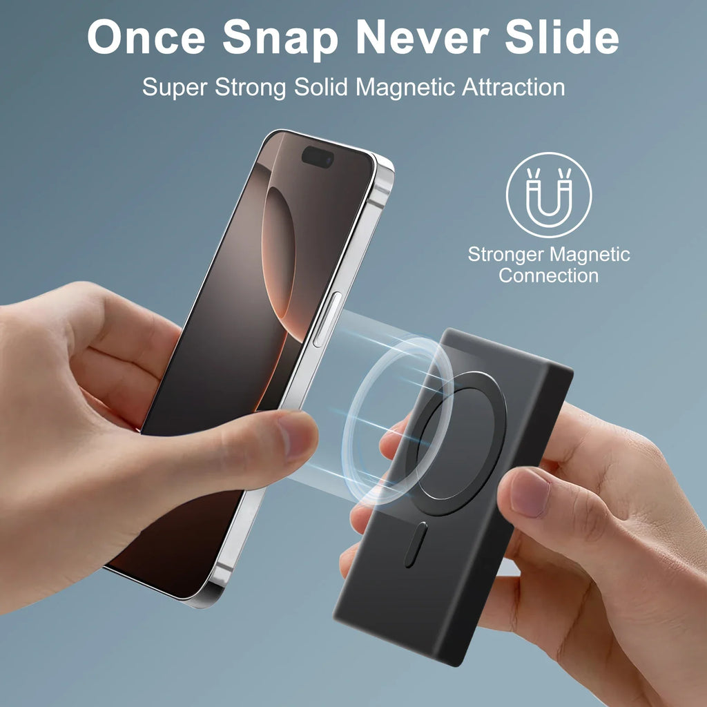 Wireless Rear Camera Selfie Monitor – Magnetic Phone Screen for Vlog, Live Stream & Video Recording