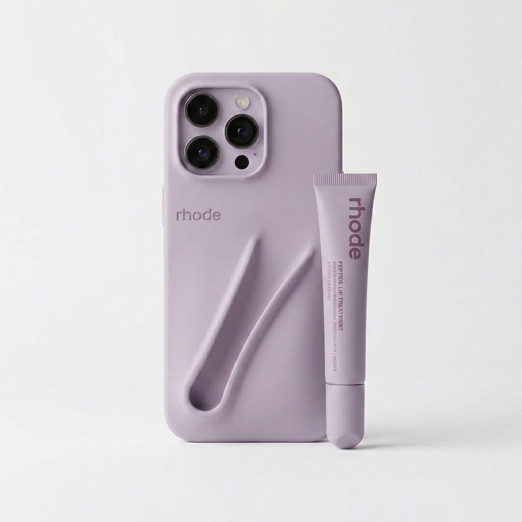 Lemontini Lip Gloss Phone Case – Silicone Makeup Style Cover for iPhone 11–17 Pro Max Series